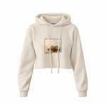 Fur Traders Descending the Missouri Crop Hoodie – Krem