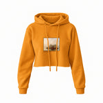 Fur Traders Descending the Missouri Crop Hoodie – Turuncu