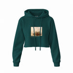 Fur Traders Descending the Missouri Crop Hoodie – Koyu Yeşil