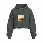 Fur Traders Descending the Missouri Oversize Crop Hoodie – Antrasit