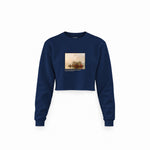 Fur Traders Descending the Missouri Crop Sweatshirt – Lacivert