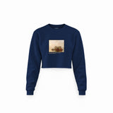 Fur Traders Descending the Missouri Crop Sweatshirt – Lacivert