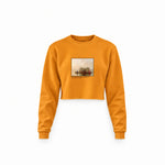 Fur Traders Descending the Missouri Crop Sweatshirt – Turuncu