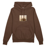 Fur Traders Descending the Missouri Oversize Hoodie – Kahverengi