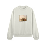 Fur Traders Descending the Missouri Oversize Sweatshirt – Beyaz