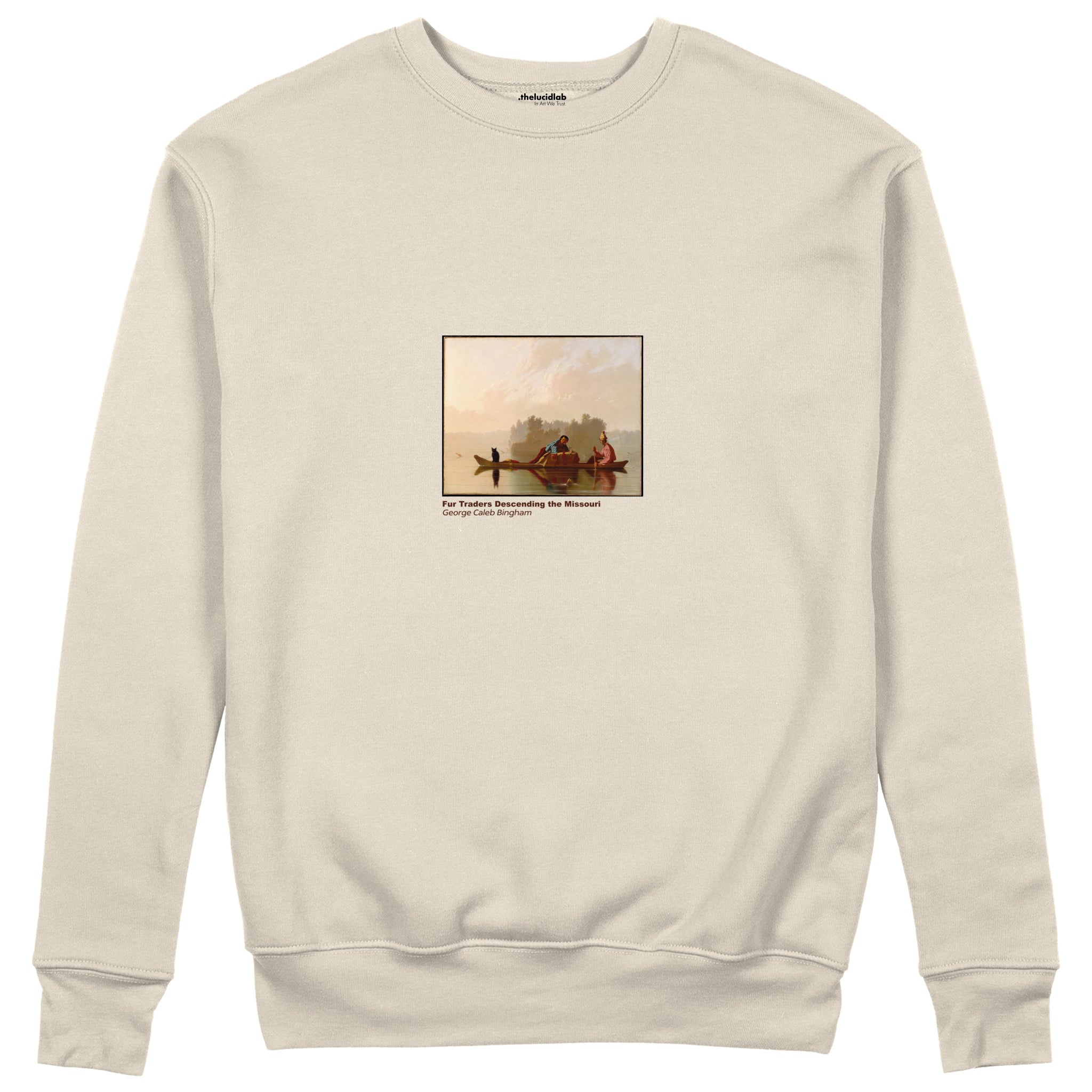 Fur Traders Descending the Missouri Sweatshirt – Bej
