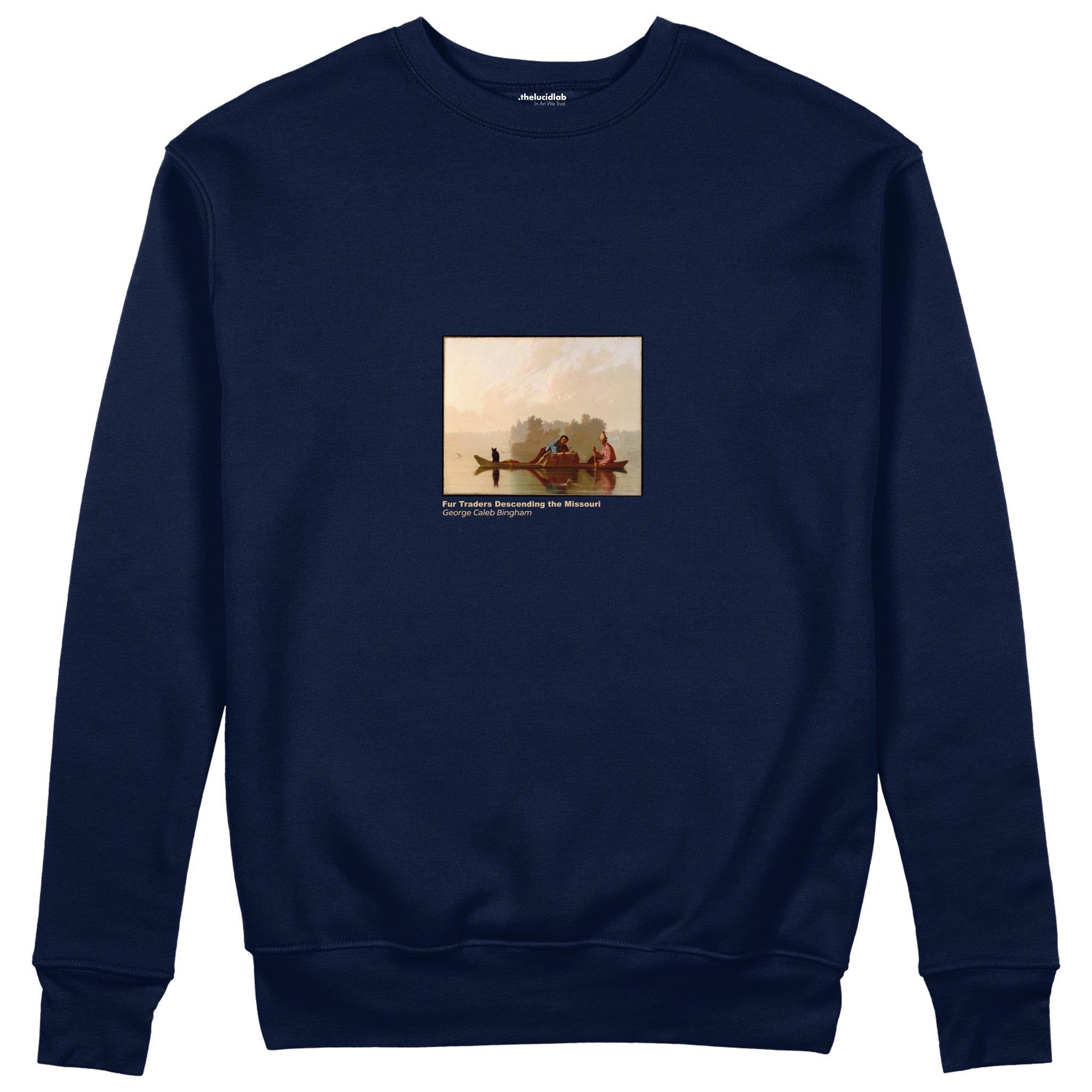 Fur Traders Descending the Missouri Sweatshirt – Lacivert