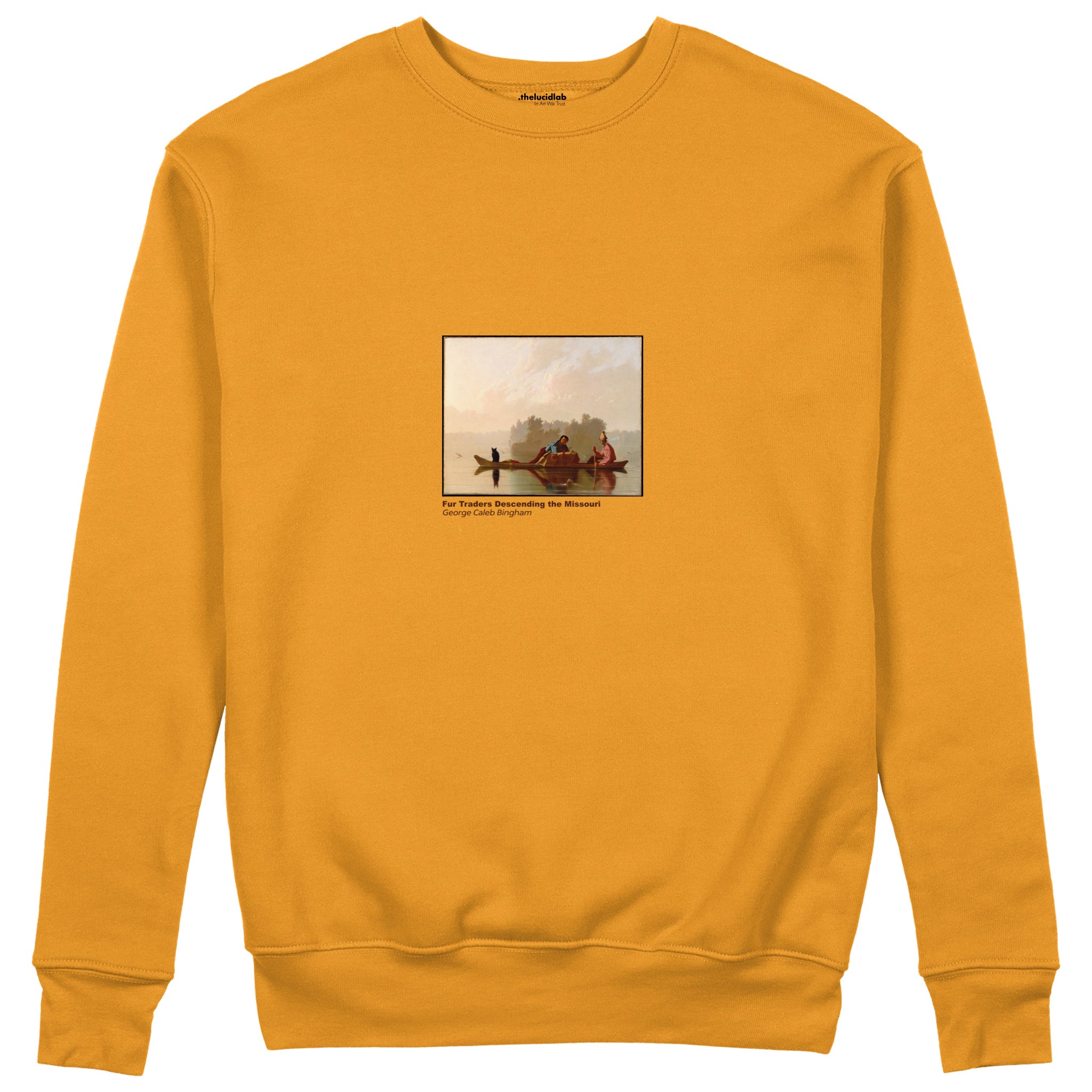 Fur Traders Descending the Missouri Sweatshirt – Turuncu