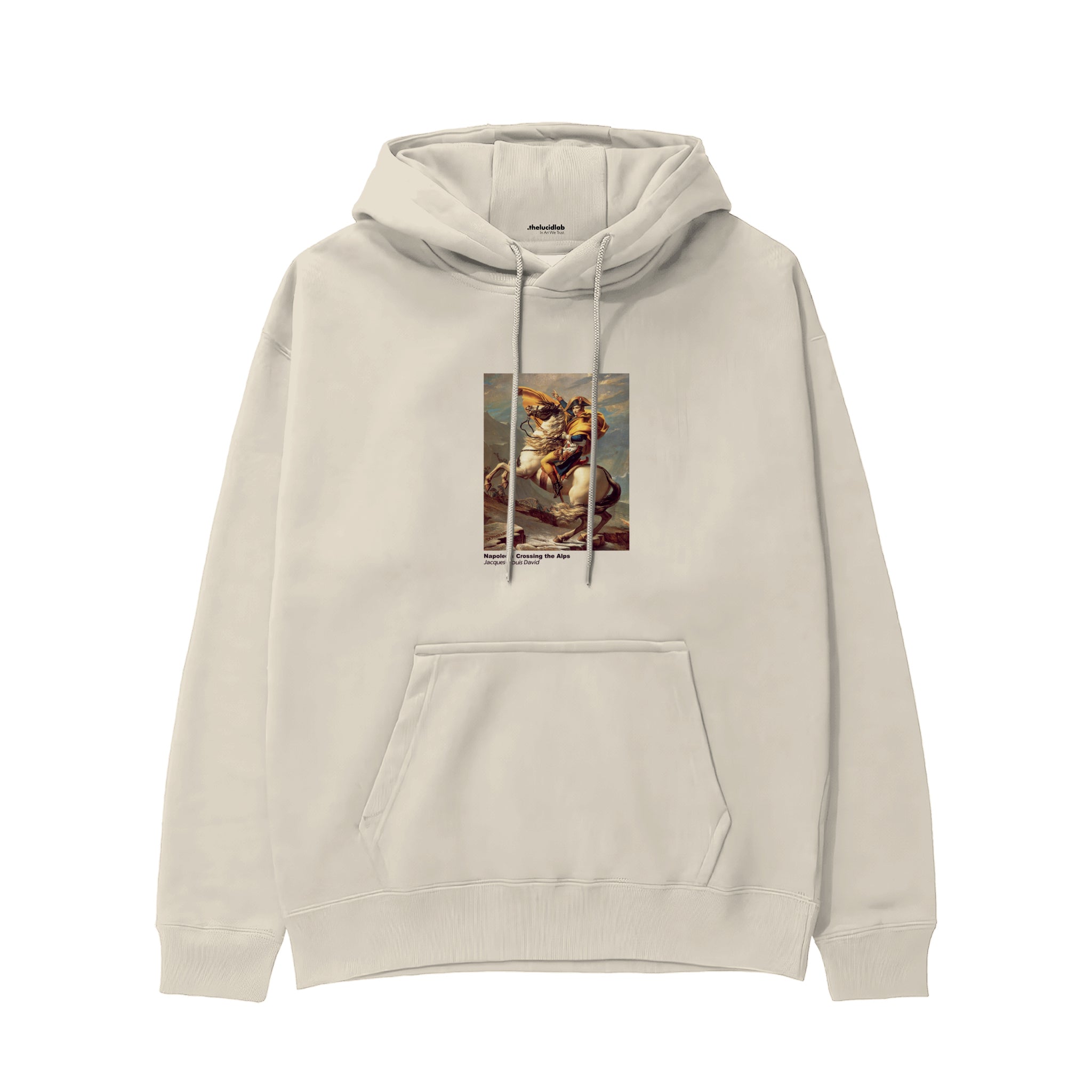 Napoleon Crossing the Alps Hoodie – Krem