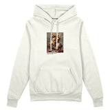 Napoleon Crossing the Alps Oversize Hoodie – Beyaz