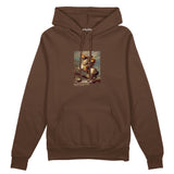 Napoleon Crossing the Alps Oversize Hoodie – Kahverengi