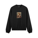 Napoleon Crossing the Alps Oversize Sweatshirt – Siyah