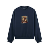 Napoleon Crossing the Alps Oversize Sweatshirt – Lacivert