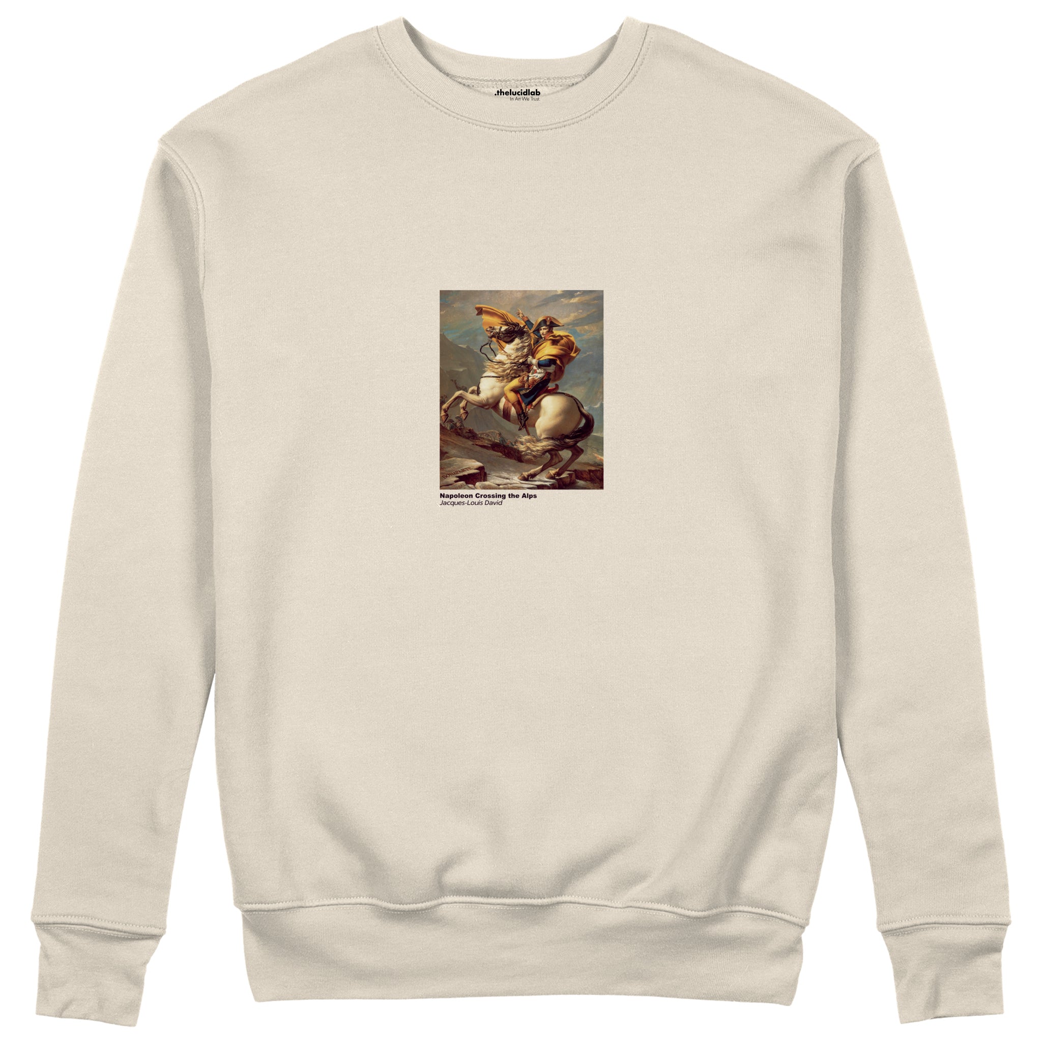 Napoleon Crossing the Alps Sweatshirt – Bej