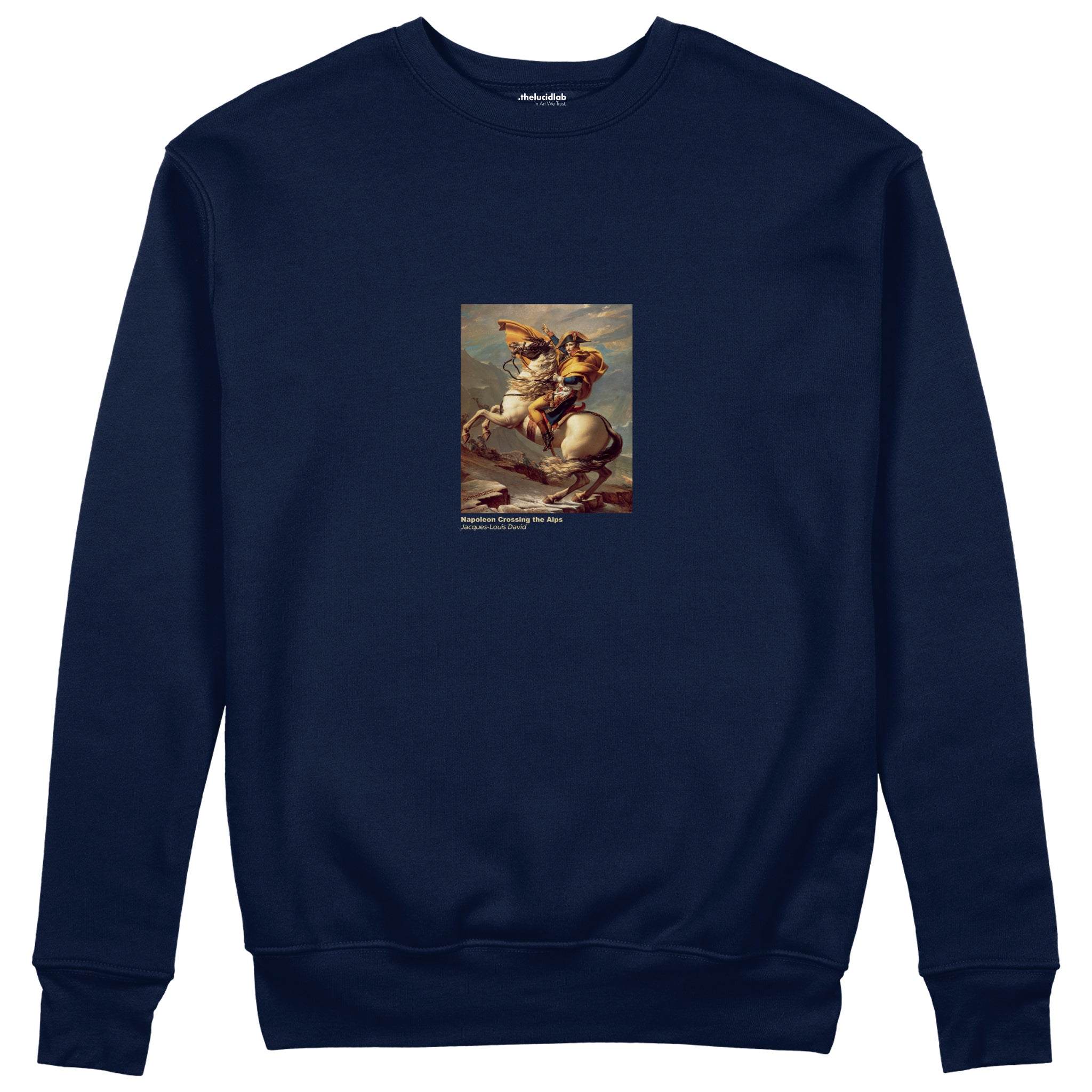 Napoleon Crossing the Alps Sweatshirt – Lacivert