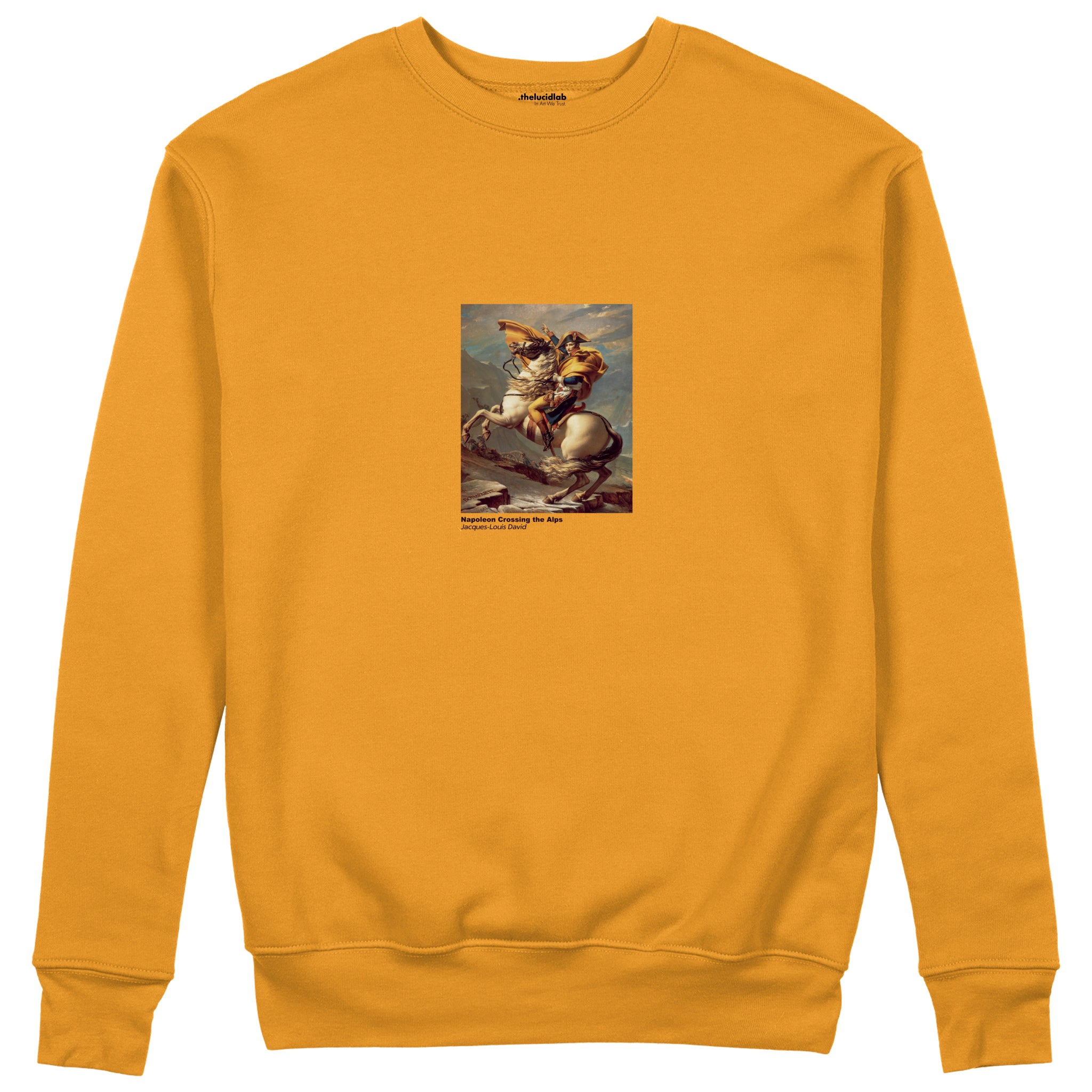 Napoleon Crossing the Alps Sweatshirt – Turuncu