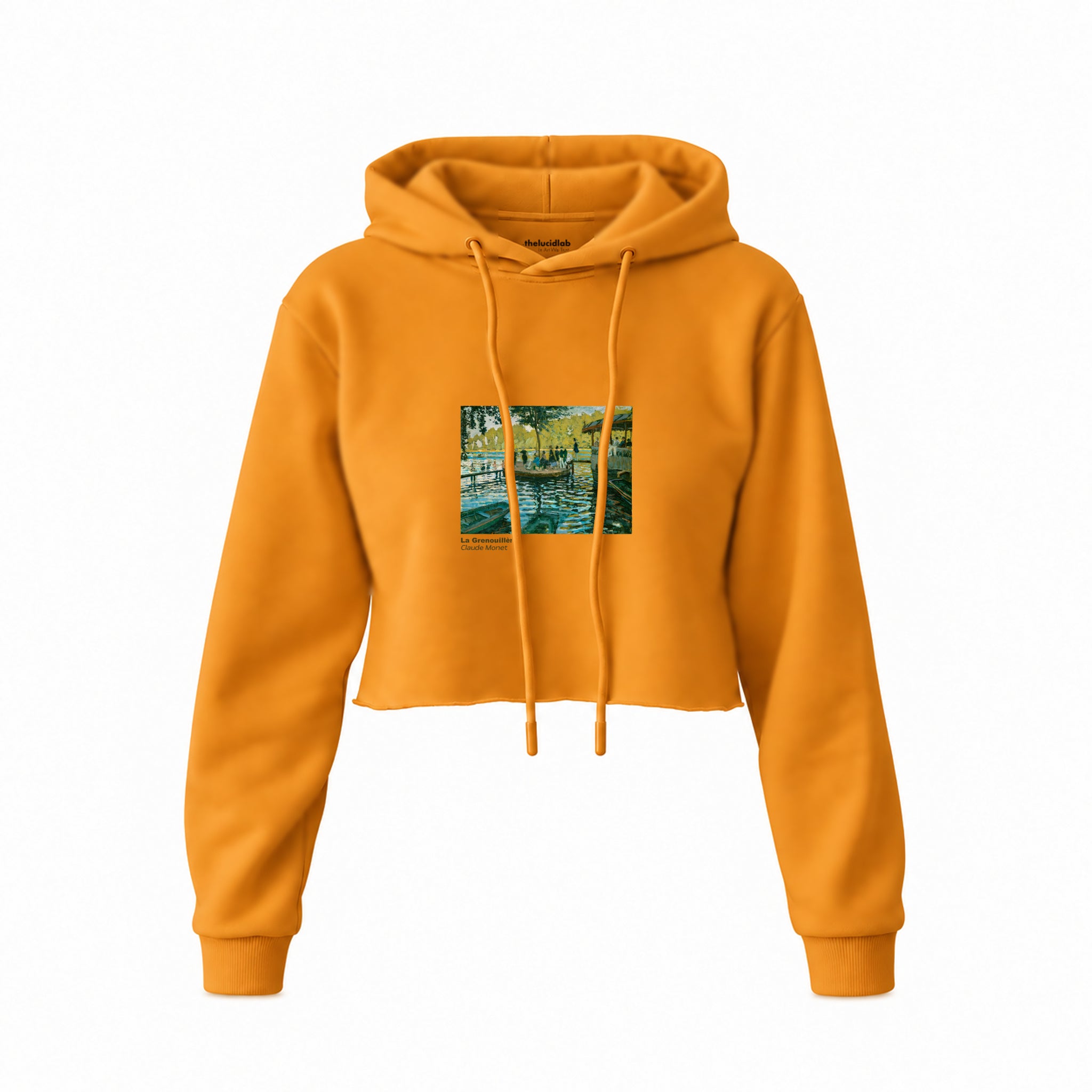 La Grenouillère Crop Hoodie – Turuncu
