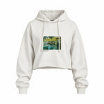 La Grenouillère Oversize Crop Hoodie – Beyaz