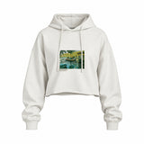 La Grenouillère Oversize Crop Hoodie – Beyaz