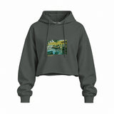 La Grenouillère Oversize Crop Hoodie – Antrasit