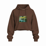 La Grenouillère Oversize Crop Hoodie – Kahverengi