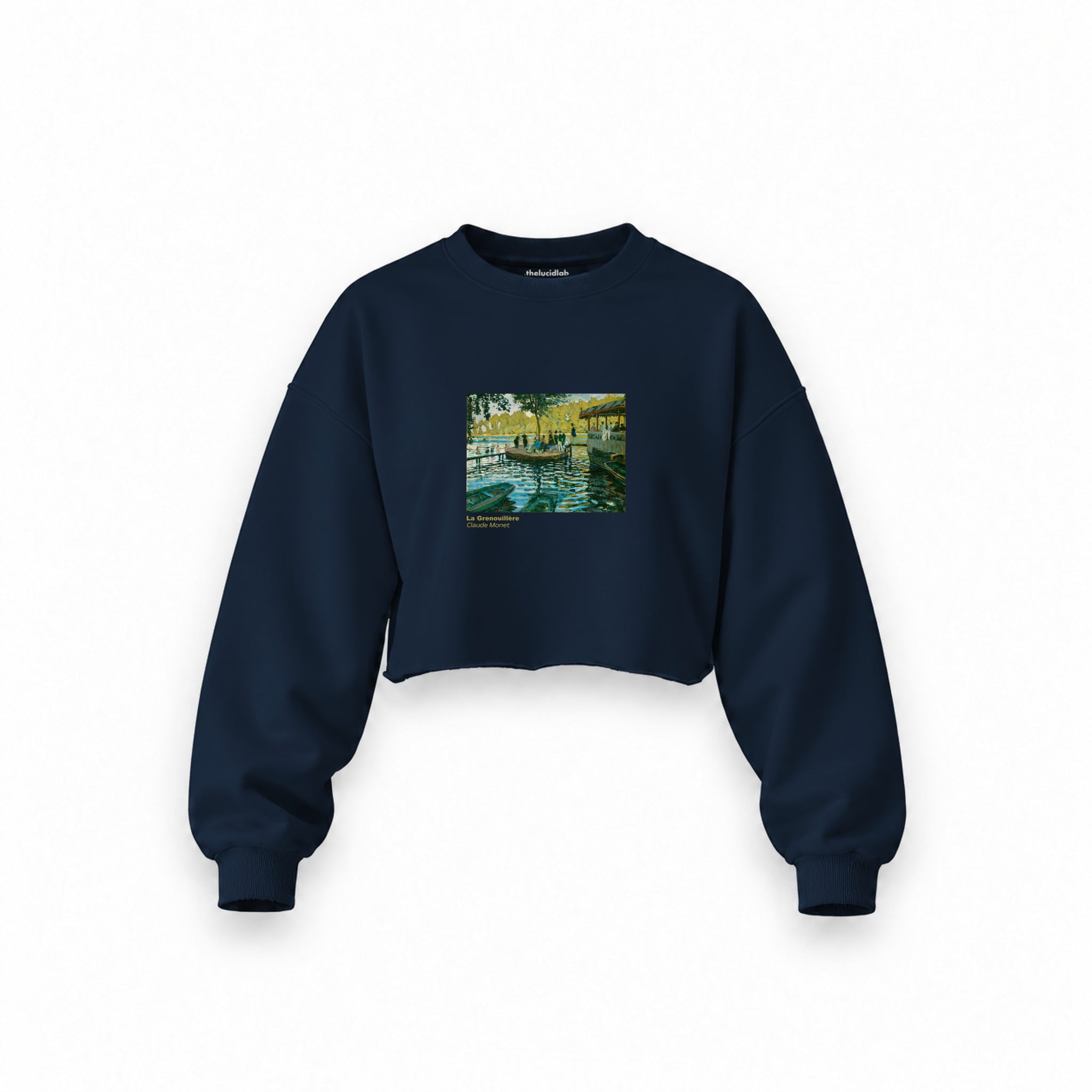 La Grenouillère Oversize Crop Sweatshirt – Lacivert