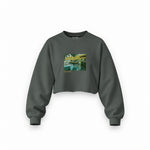 La Grenouillère Oversize Crop Sweatshirt – Antrasit