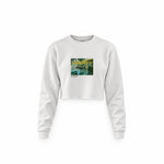 La Grenouillère Crop Sweatshirt – Beyaz