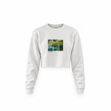 La Grenouillère Crop Sweatshirt – Beyaz