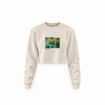 La Grenouillère Crop Sweatshirt – Krem