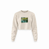 La Grenouillère Crop Sweatshirt – Krem