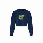 La Grenouillère Crop Sweatshirt – Lacivert