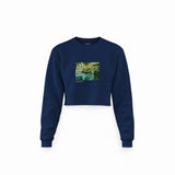 La Grenouillère Crop Sweatshirt – Lacivert