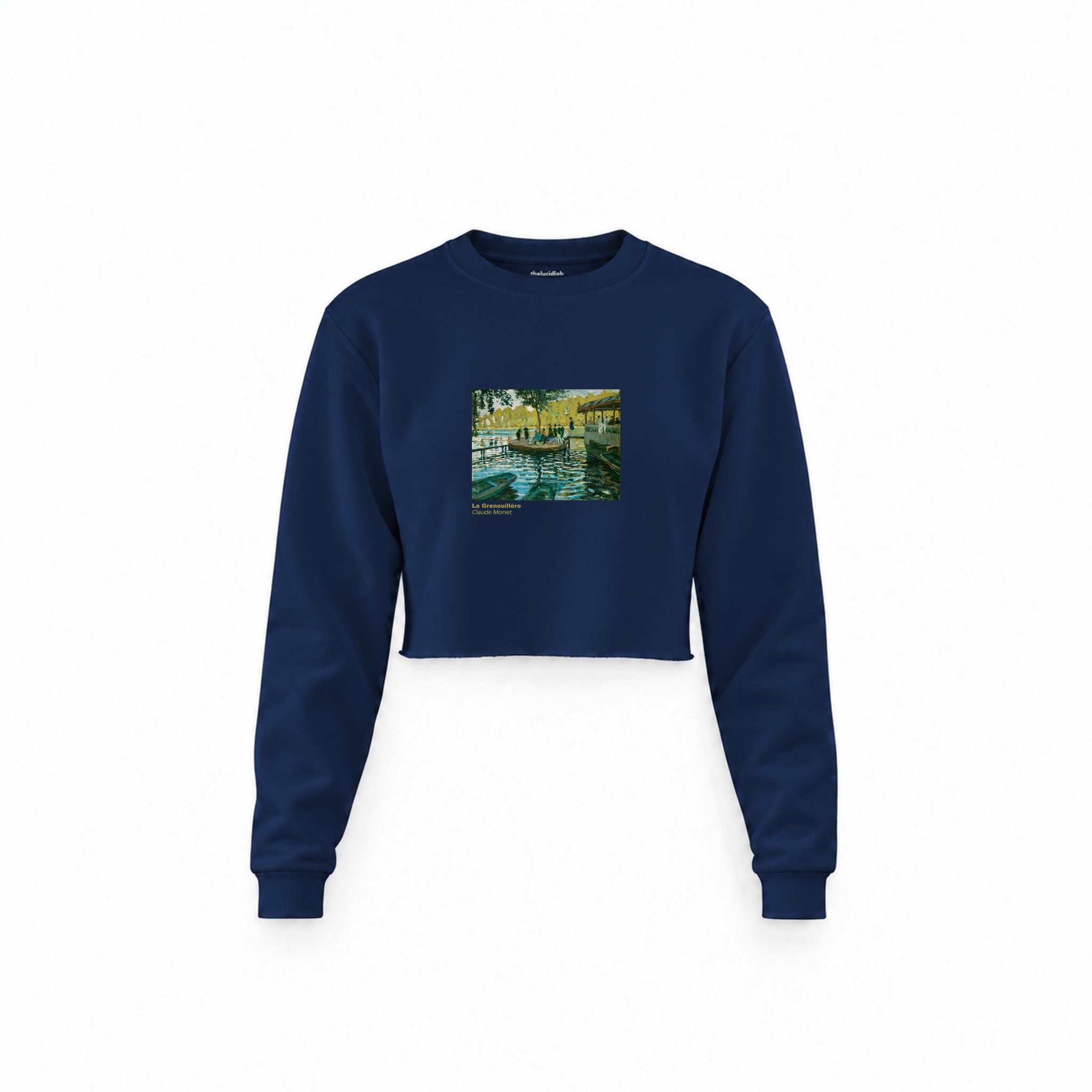 La Grenouillère Crop Sweatshirt – Lacivert