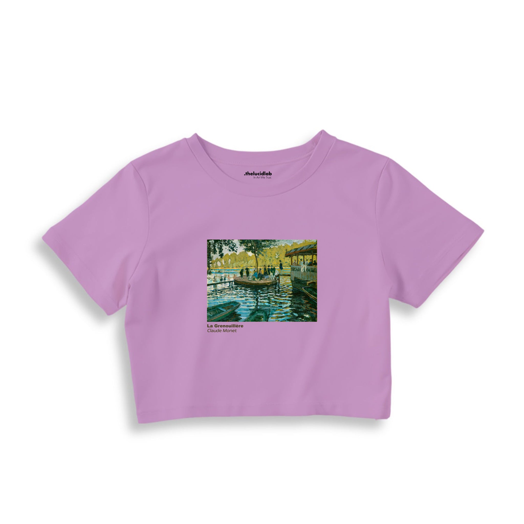 La Grenouillère Crop Tişört – Lila