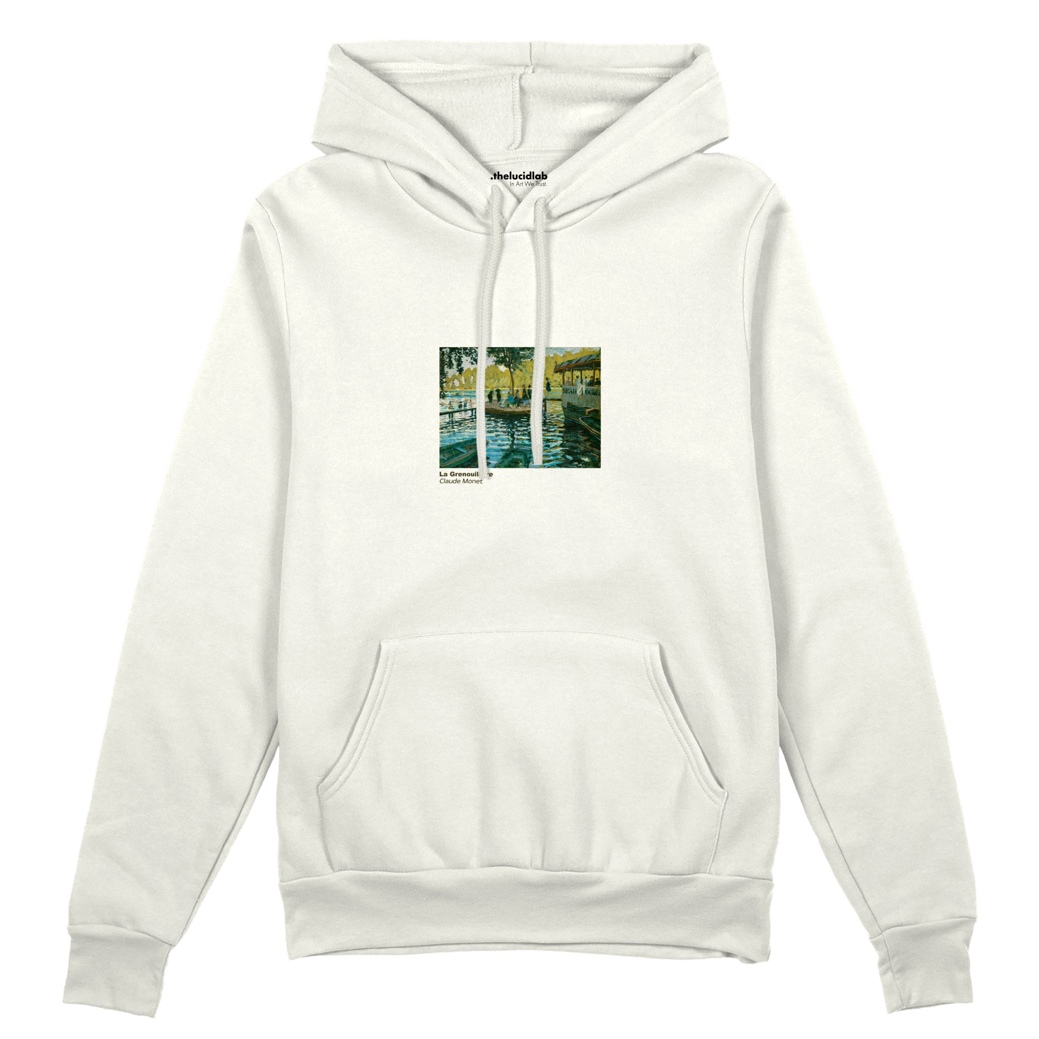 La Grenouillère Oversize Hoodie – Beyaz