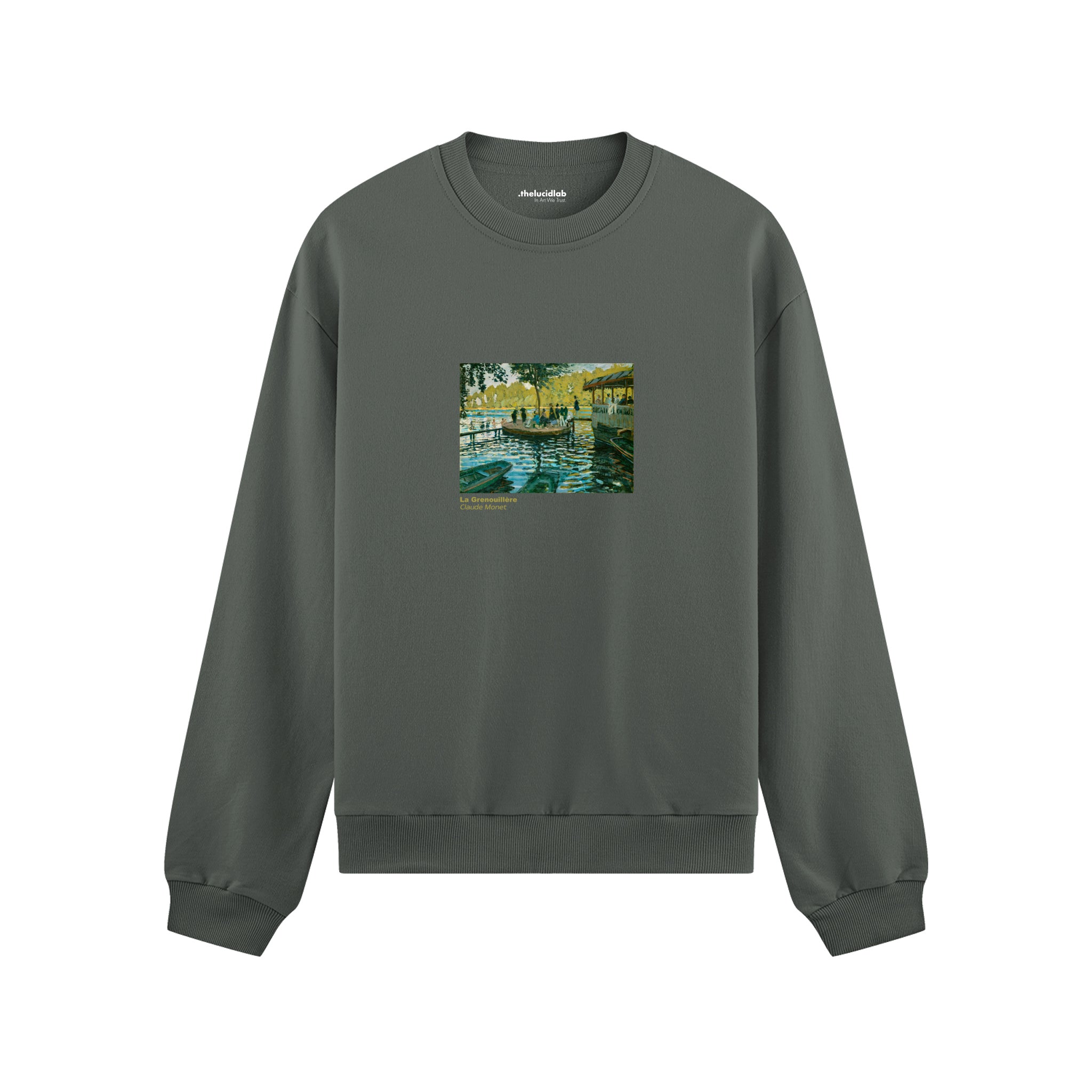La Grenouillère Oversize Sweatshirt – Antrasit
