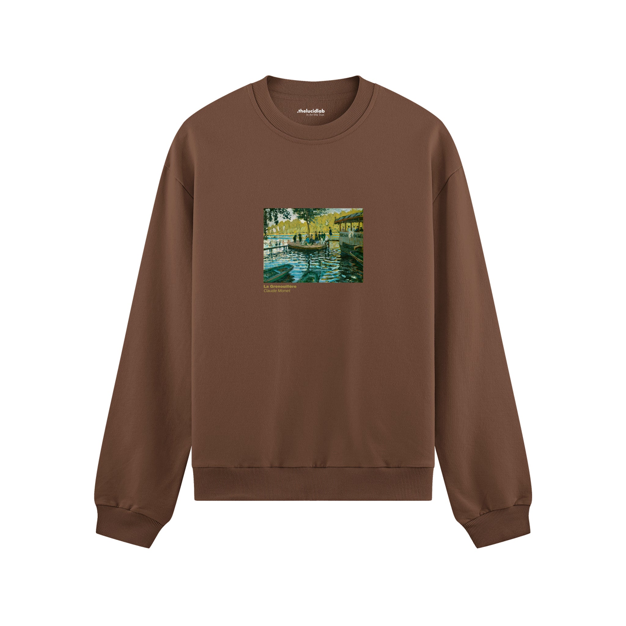 La Grenouillère Oversize Sweatshirt – Kahverengi