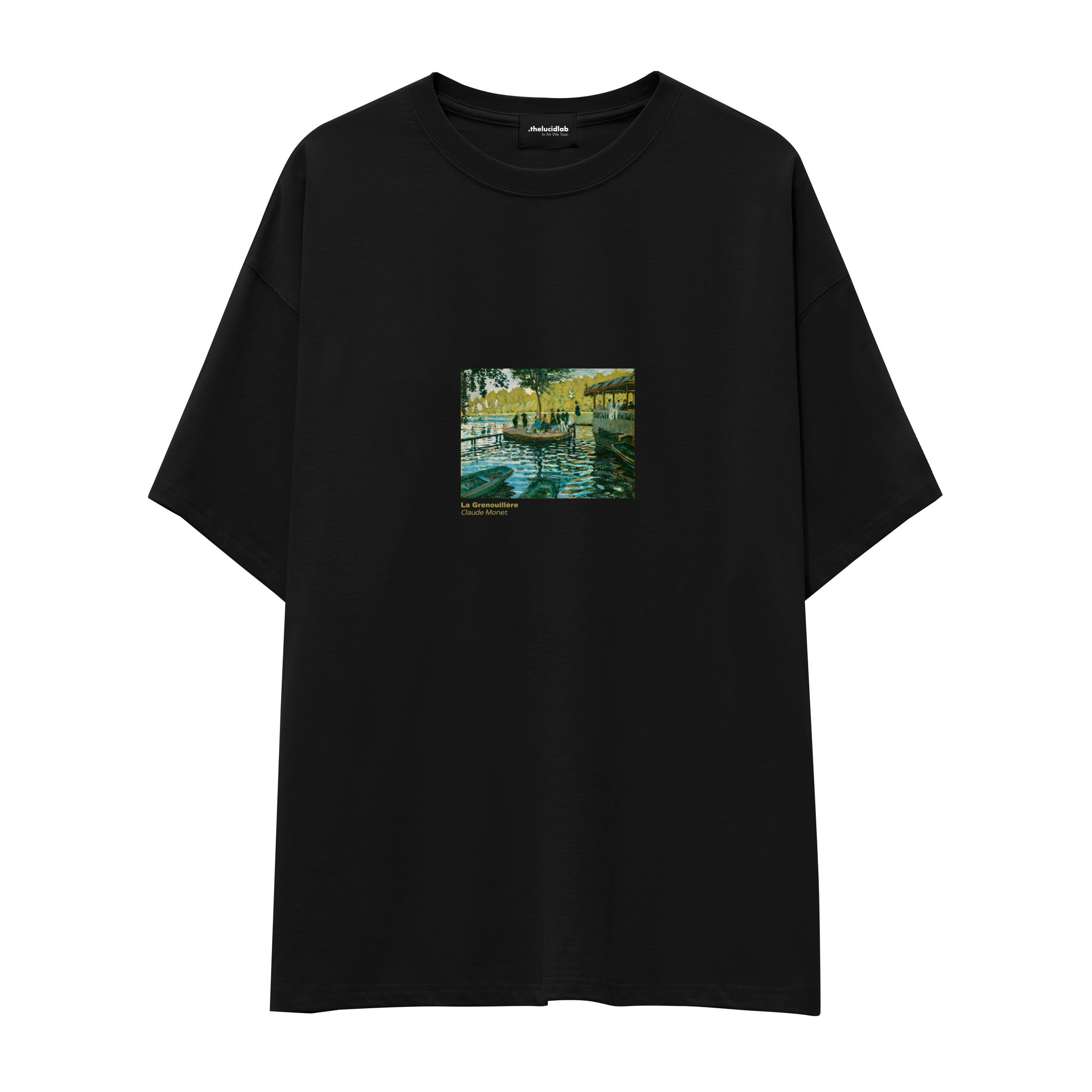 La Grenouillère Oversize Tişört – Siyah