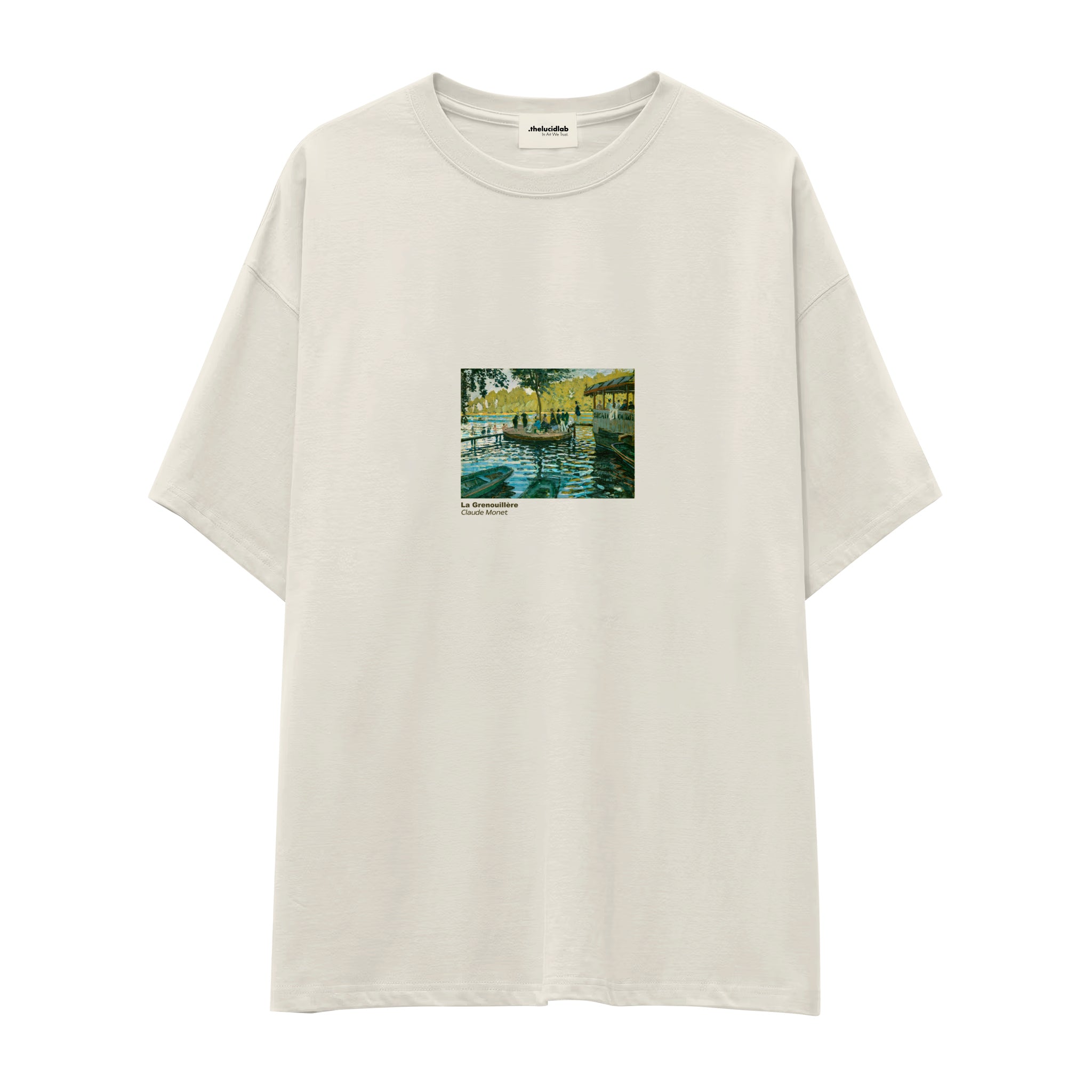 La Grenouillère Oversize Tişört – Ekru