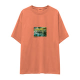La Grenouillère Oversize Tişört – Somon