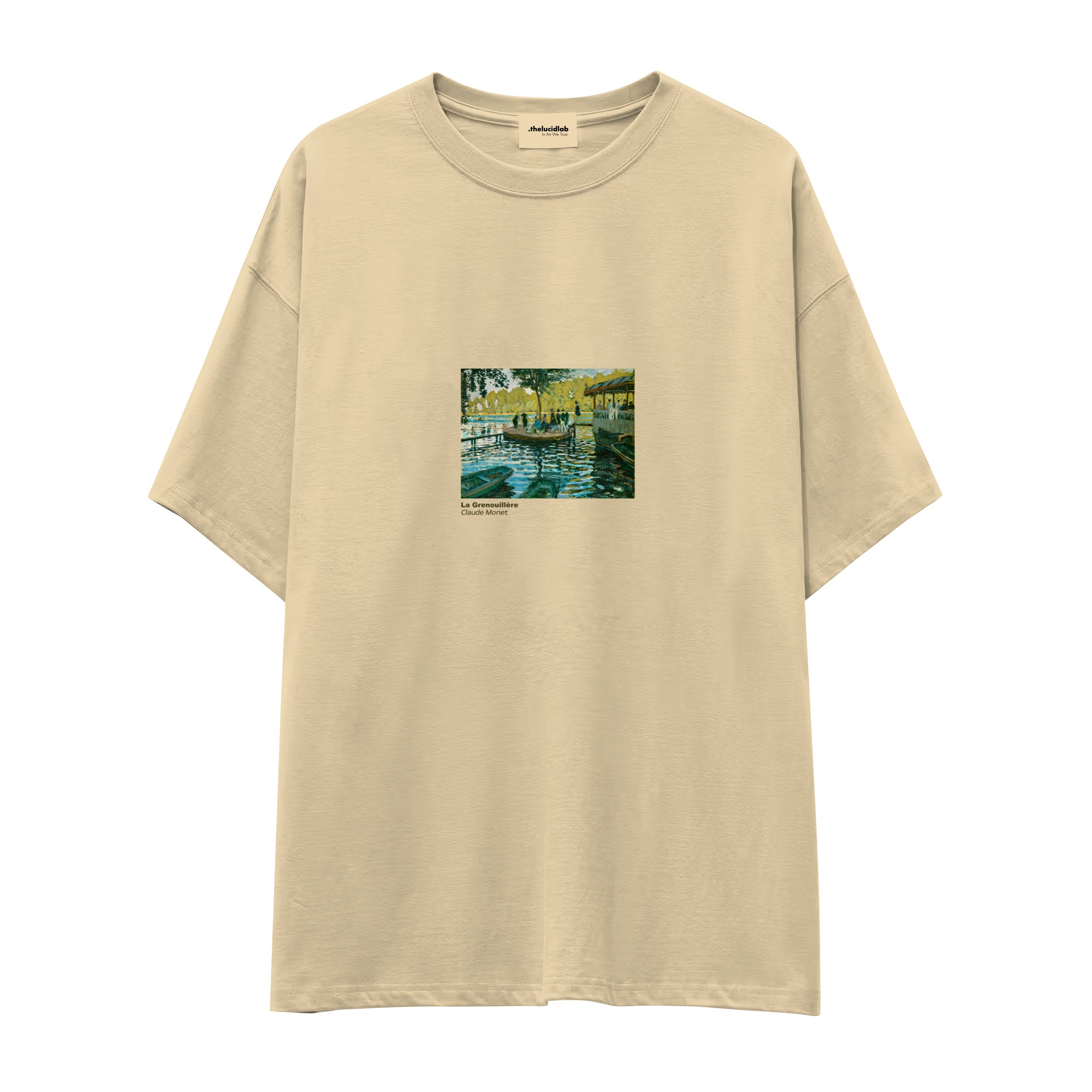 La Grenouillère Oversize Tişört – Krem