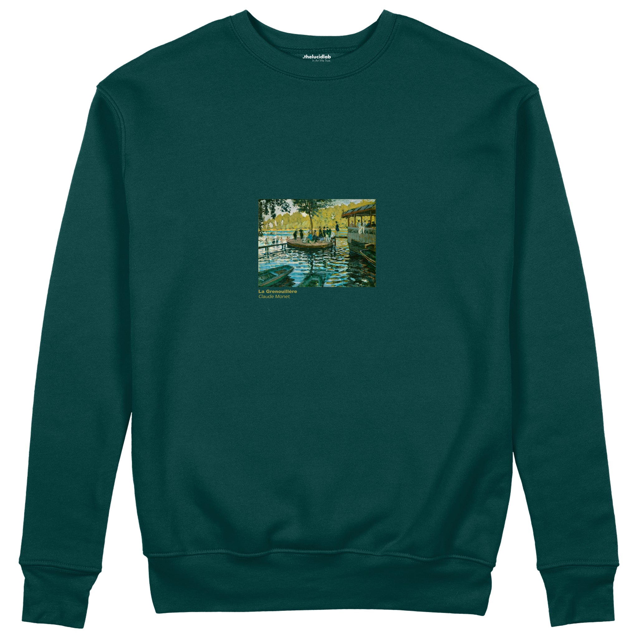 La Grenouillère Sweatshirt – Koyu Yeşil
