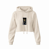 Saturn Devouring His Son Crop Hoodie – Krem