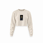 Saturn Devouring His Son Crop Sweatshirt – Krem