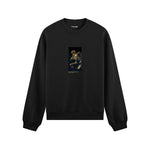 Saturn Devouring His Son Oversize Sweatshirt – Siyah