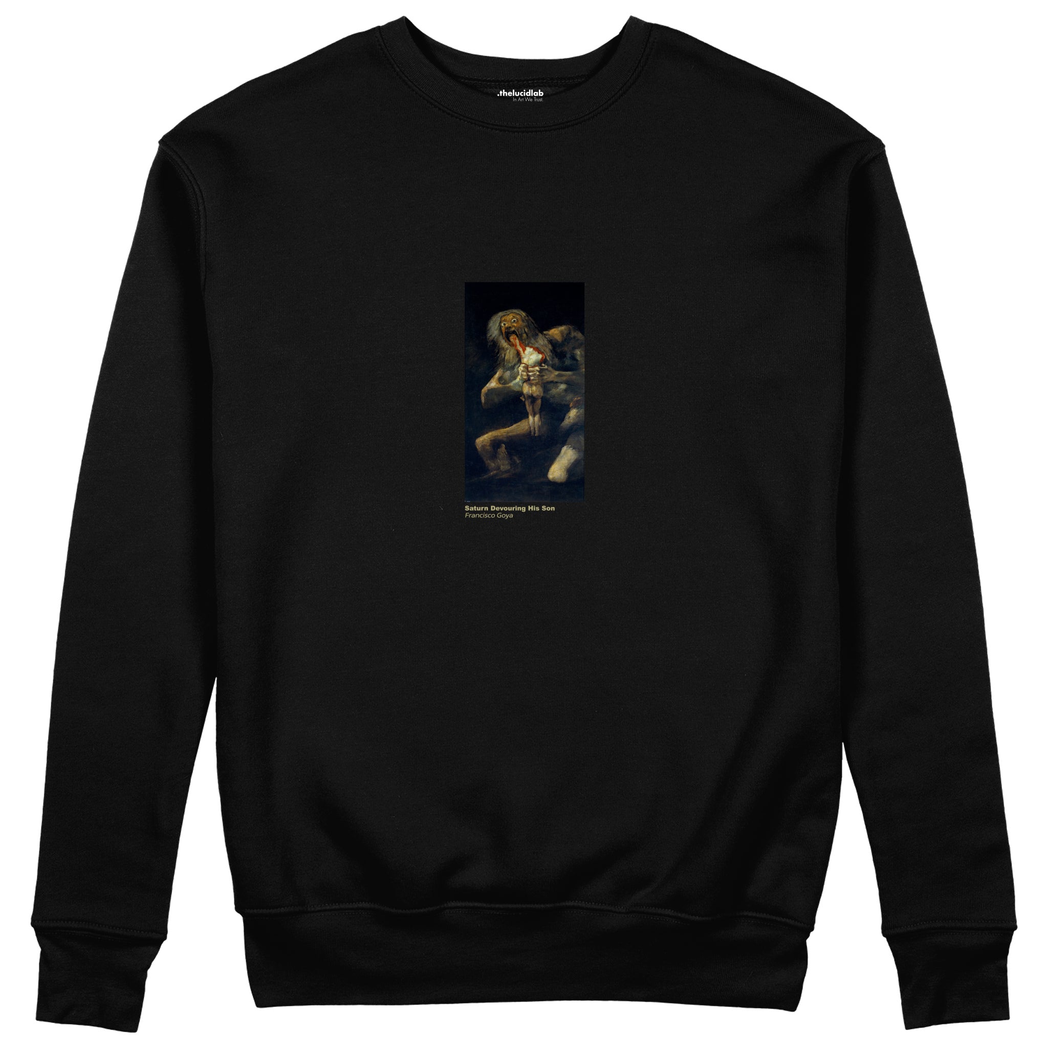 Saturn Devouring His Son Sweatshirt – Siyah
