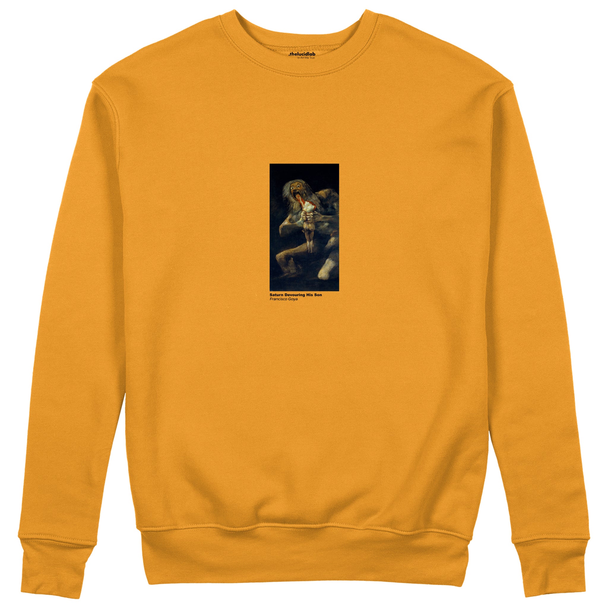 Saturn Devouring His Son Sweatshirt – Turuncu