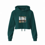 View of Delft Crop Hoodie – Koyu Yeşil