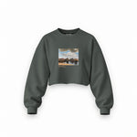 View of Delft Oversize Crop Sweatshirt – Antrasit